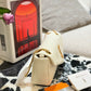 SEM04 New Designer handBag Shoulder Bag for women black white and red color 28cm