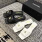 CEM260 New arrive fashion black and white color shose for woman beautiful Slippers gift to choose