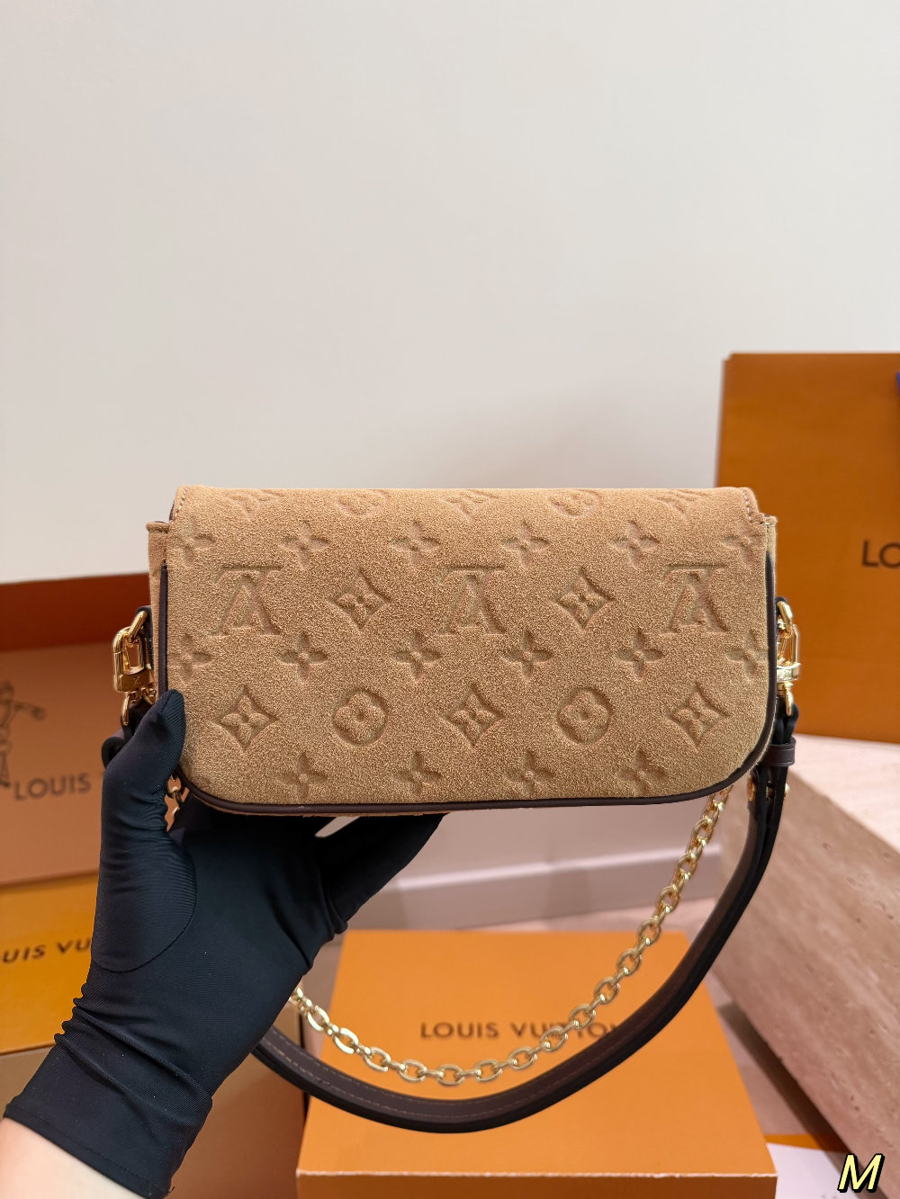 LEM597 New arrive fashion light brown color bag for woman beautiful gift to choose size 22*13cm