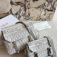 DEM388 New arrive fashion deep blue grey bag for woman hands bag beautiful gift to choose gift 2 size
