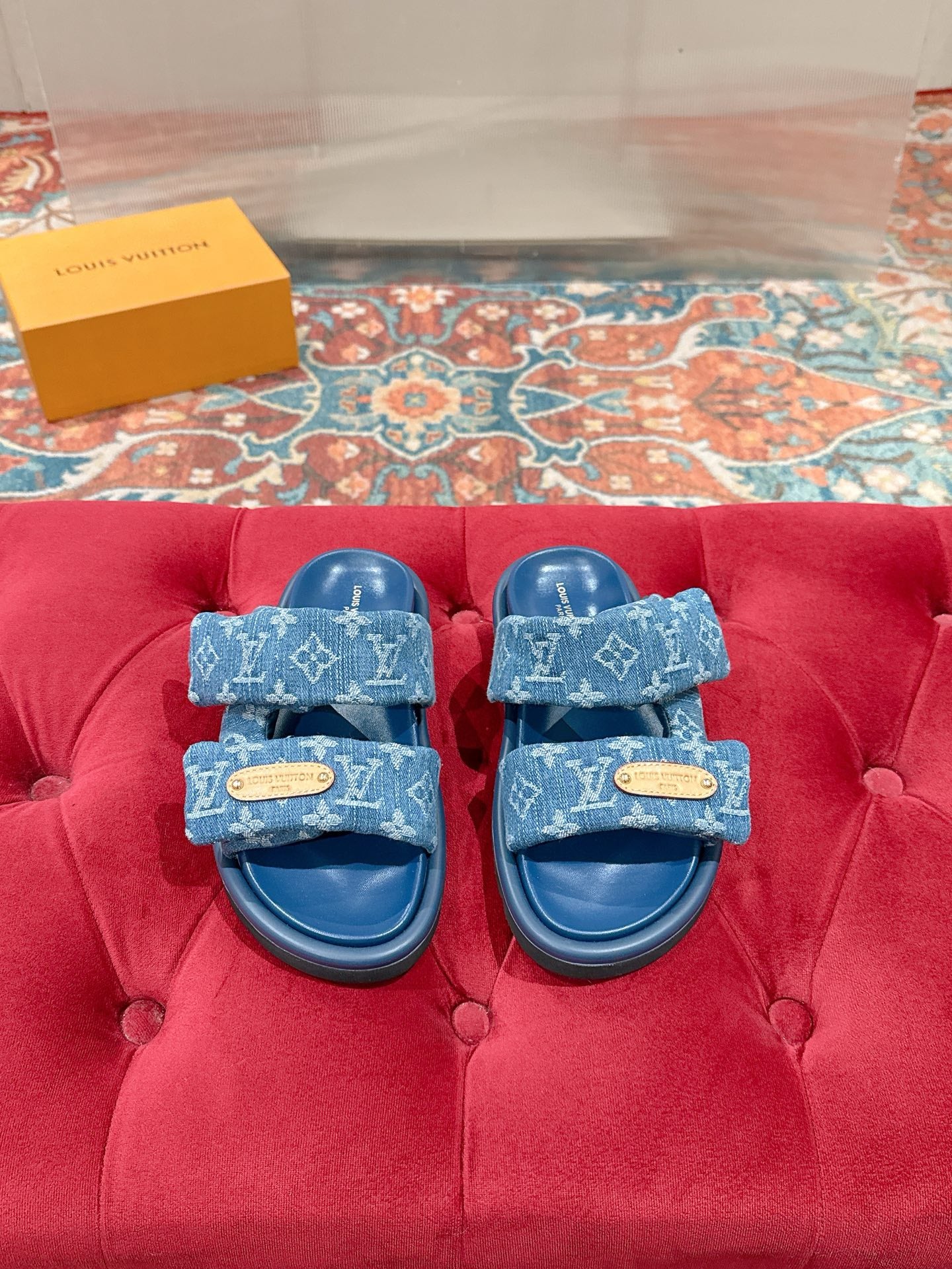 LEM453 Designer women Slippers sandals shoes for women mix color shoes high quality size 4.5cm