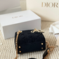 DEM347 New arrive fashion black red orange white blue color bag for woman beautiful gift to choose 17cm