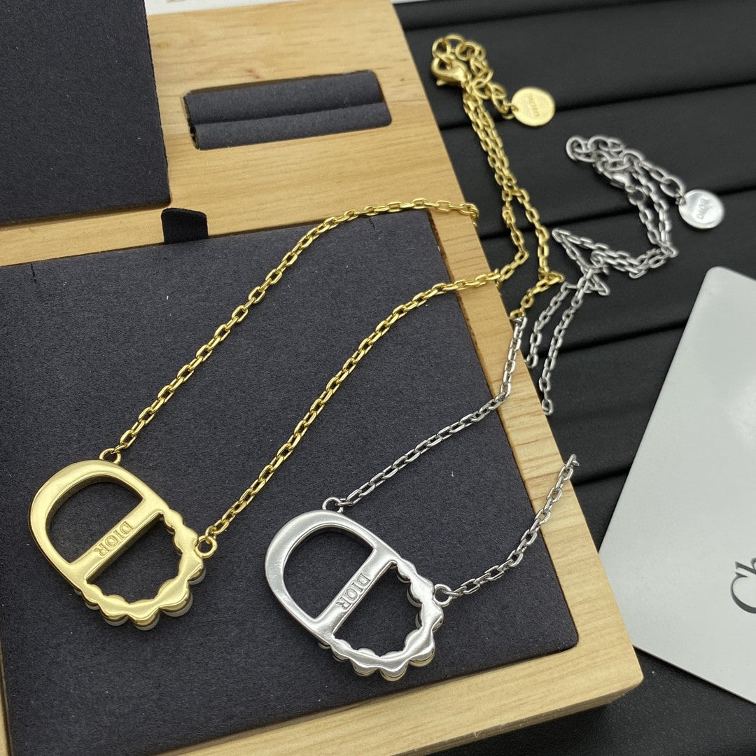 DEM259  New Arrive Fashion  with Diamond Pearl  Necklce for Woman Jewelry To Choose gift