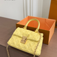 LEM555 New arrive fashion black white yellow pink color bag for woman beautiful gift to choose size 20*12CM