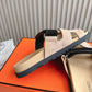 HEM101 Designer women Slippers sandals shoes for women mix color shoes high quality size 35 to 42