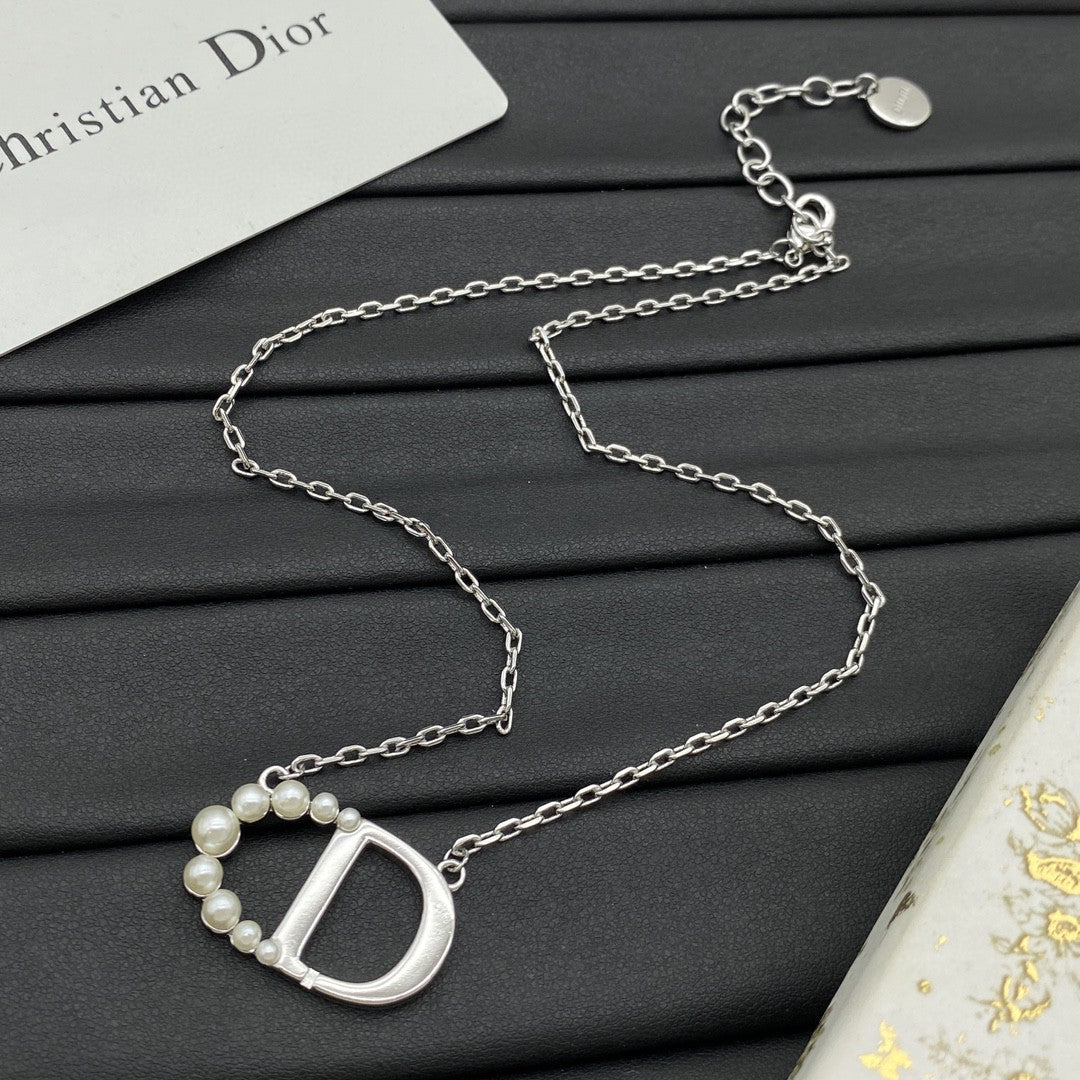 DEM259  New Arrive Fashion  with Diamond Pearl  Necklce for Woman Jewelry To Choose gift