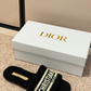 DEM343 Designer women Slippers black grey color sandals shoes for women high quality size 35 to 41