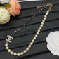 CEM494 New Arrive Fashion Hot Sale with Big Diamond Pearl Necklace for Woman Jewelry To Choose Gift