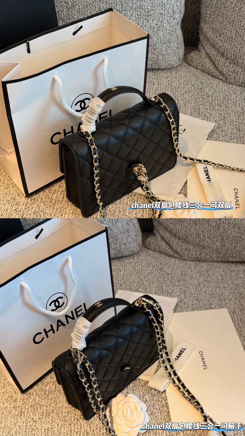 CEM305 New arrive fashion black white bag for woman hands bag beautiful gift to choose gift 21*15.5cm