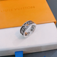 LEM572 New Classic Ring Brand Designer Titanium Steel Ring Gold Ring Women Mens Ring Love Promise Jewelry