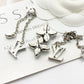 LEM395 New Arrive Fashion Gold Color Long Tassel letters Earring  for Woman Jewelry Beautiful Jewelry To Choose Gift No with Box