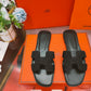 HEM107 New arrive fashion blue and black color H shose for woman beautiful Slippers gift to choose