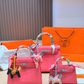 HEM138 New arrive fashion red peach red pink brown white dark green color bag for woman beautiful gift to choose 3 size