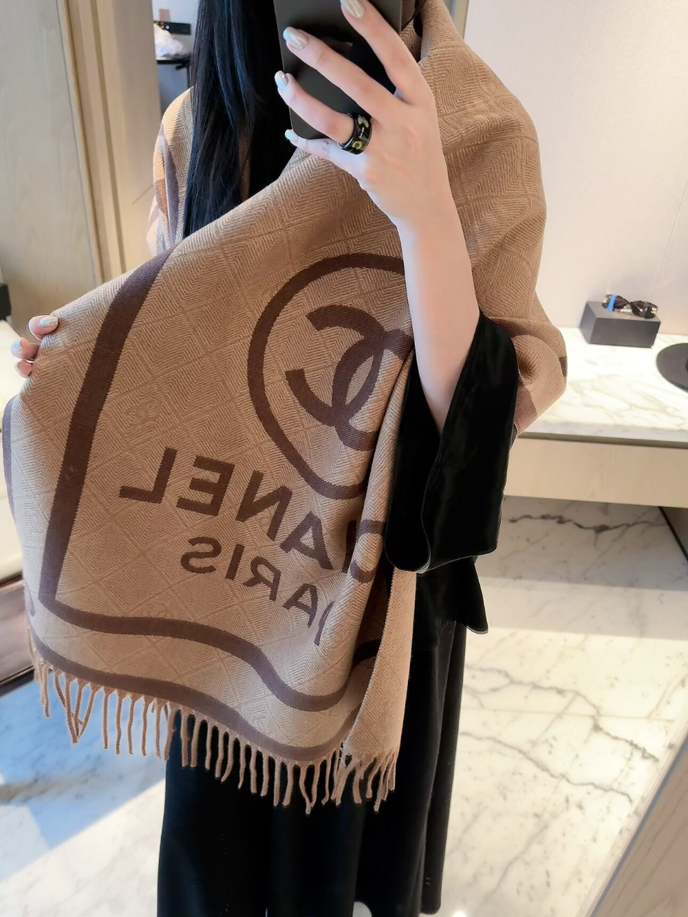 CEM388 new arrive  Hot sale grey brown  pink color fashion beautiful  scarf  for woman gift  to choose