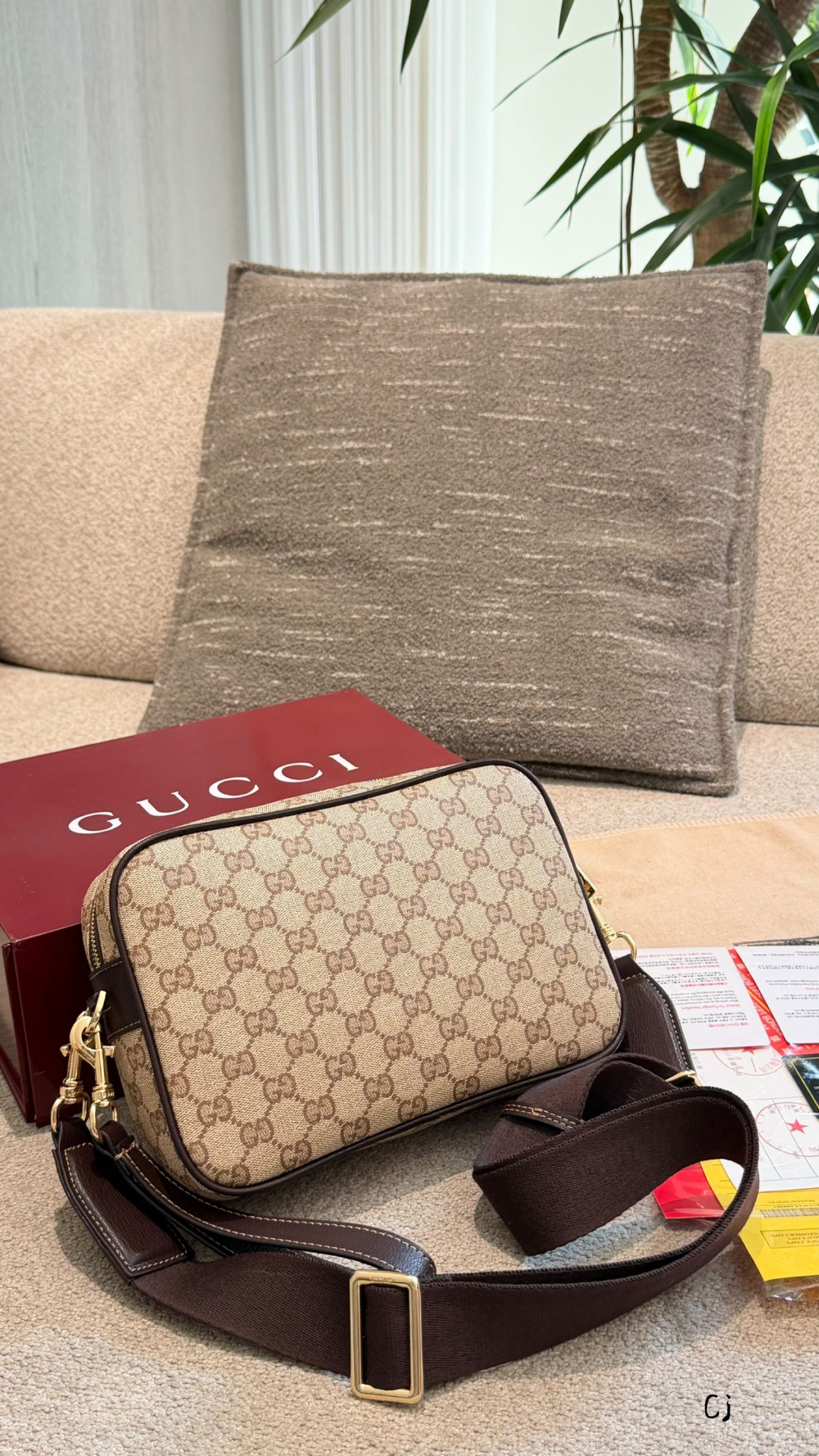 GEM206 New arrive fashion khaki color bag for woman beautiful gift to choose