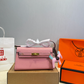HEM146 New arrive fashion black white pink brown khaki  bag for woman hands bag beautiful gift to choose gift 25*13cm