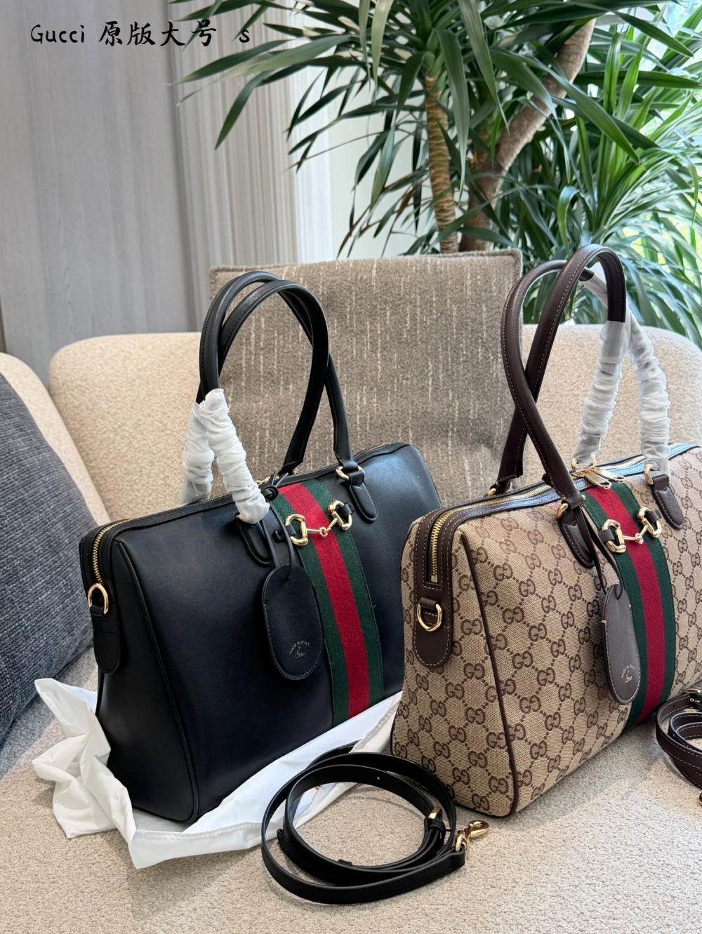 GEM181 New arrive fashion black brown bag for woman hands bag beautiful gift to choose gift 38cm