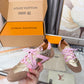 LEM381 Designer Shoes trainer women Sneakers shoes for women pink brown green color high quality size 35 to 41