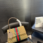 GEM163 The new fashionable khaki ladies' handbag a high-quality gift option is an ideal choice for giving as a present 32* 25 cm