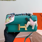 HEM109 New arrive fashion Black white brown blue green pink red khaki gray bag for woman hands bag beautiful gift to choose gift 27cm