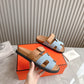HEM101 Designer women Slippers sandals shoes for women mix color shoes high quality size 35 to 42