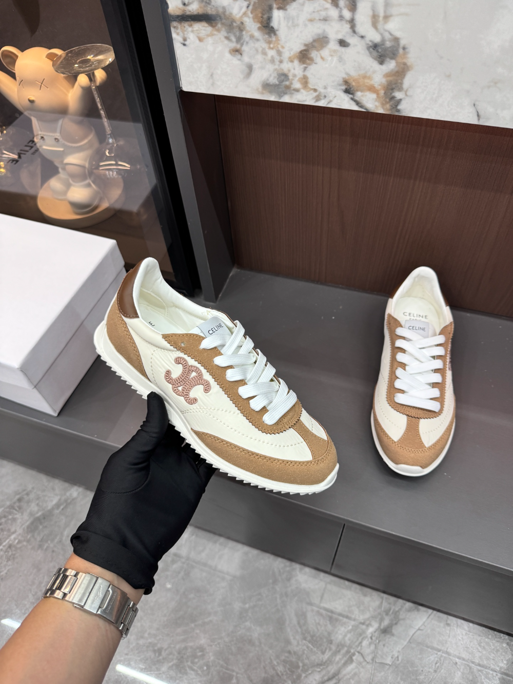 CLEM43 fashion 2 color  shose for woman black grey brown color  beautiful gift to choose