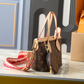 LEM437 New arrive fashion brown bag for woman hands bag beautiful gift to choose gift 24 x 14 x 9cm