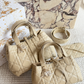 DEM373  New arrive fashion black white pink khaki beige color bag for woman beautiful gift to choose 2 size