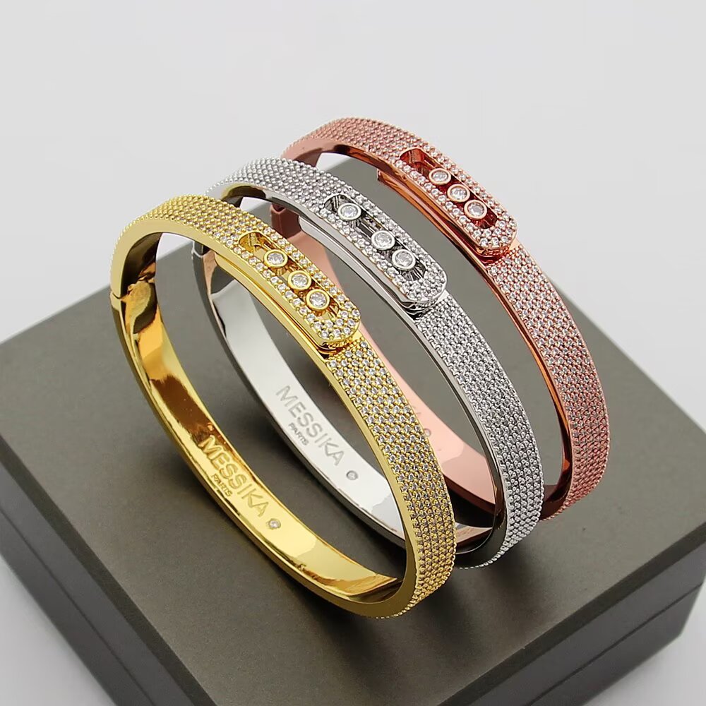 MEM11 Luxury Bracelet Classic Bracelet Designer for Women full of stones bracelet