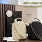 CEM274 New stylish black and white women's chain dual-purpose bag for both shoulder and hand use. A wonderful gift option  12.5x7.5x18cm