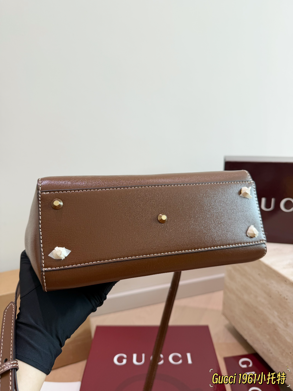 GEM226 New arrive fashion brown color bag for woman beautiful gift to choose size 24*15cm