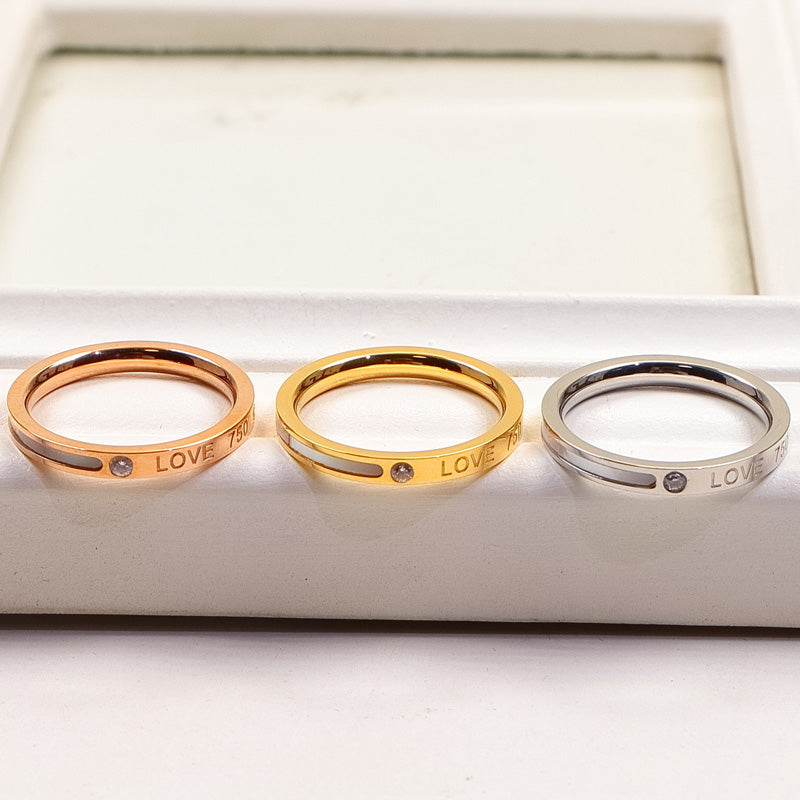 BEM36 Classic Ring Brand Designer Love Ring Diamond Wedding Gold Ring Women Ring Love Promise Jewelry