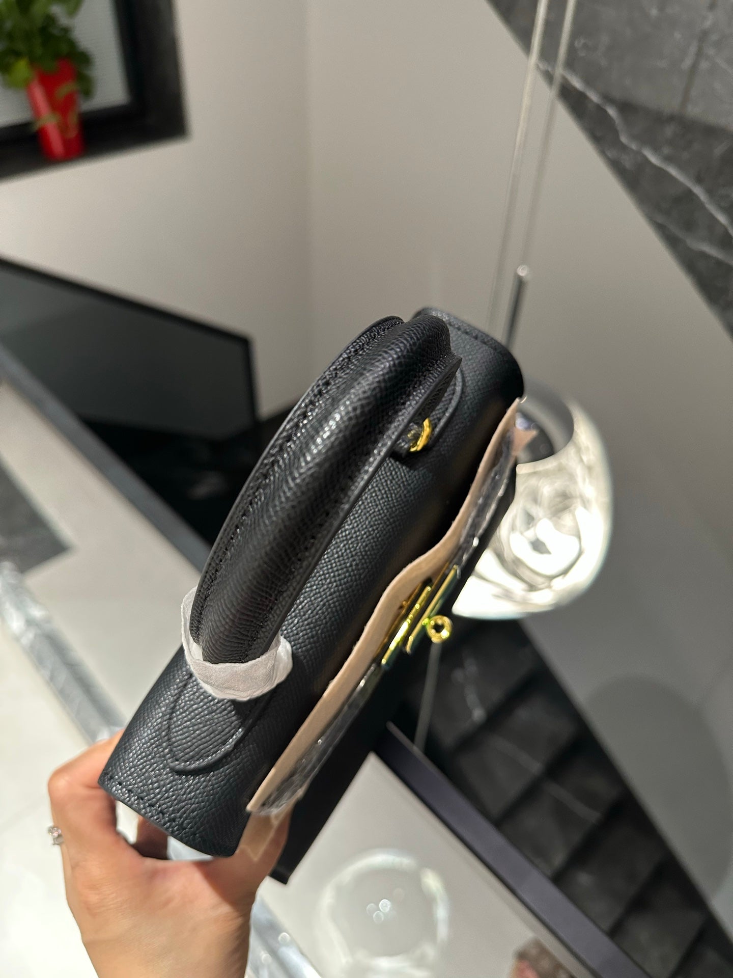 HEM96 designer Shoulder Bags New Handheld Solid Color High Quality Womens Bag Genuine Leather Crossbody Stewardess 25CM 28CM