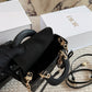 DEM302 New Designer Classic diamond-patterned bow handbag black white pink color women bag