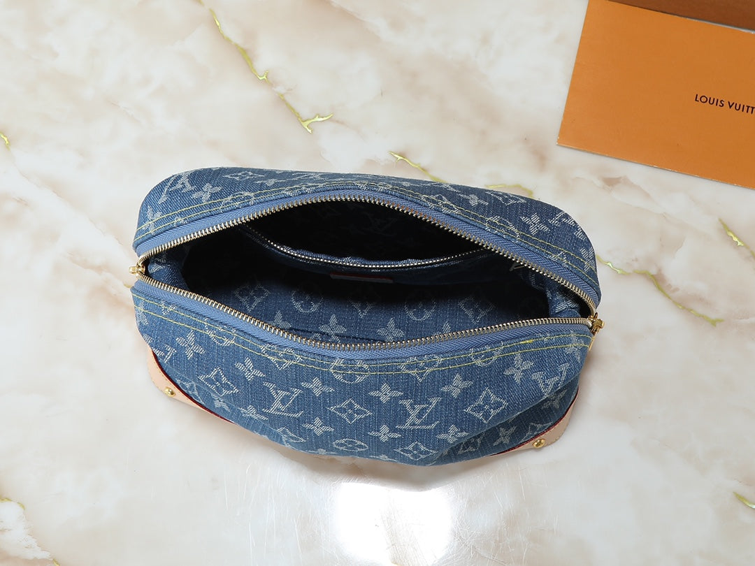 LEM280 Designer Bag Makeup Bag Luxury Cosmetic bag High Quality Women's Handbag Purse Cowhide travel Storage Bag Toiletry Bag Mini Brown vanity bag designer cosmetic bag 27 x 18 x 9cm