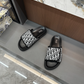 DEM317 New fashionable black and white women's shoes men's shoes available in various colors beautiful slippers excellent gift item
