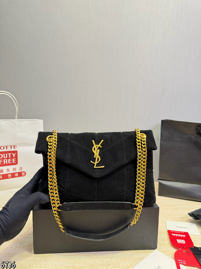 YLEM15 New arrive fashion black caramel brown color bag for woman beautiful gift to choose size 28*17cm