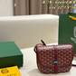 GOEM05 New trendy classic full-print crossbody bag with vintage saddle design - an elegant commuter bag that is versatile and suitable for all occasions for women 22*7.5*16cm