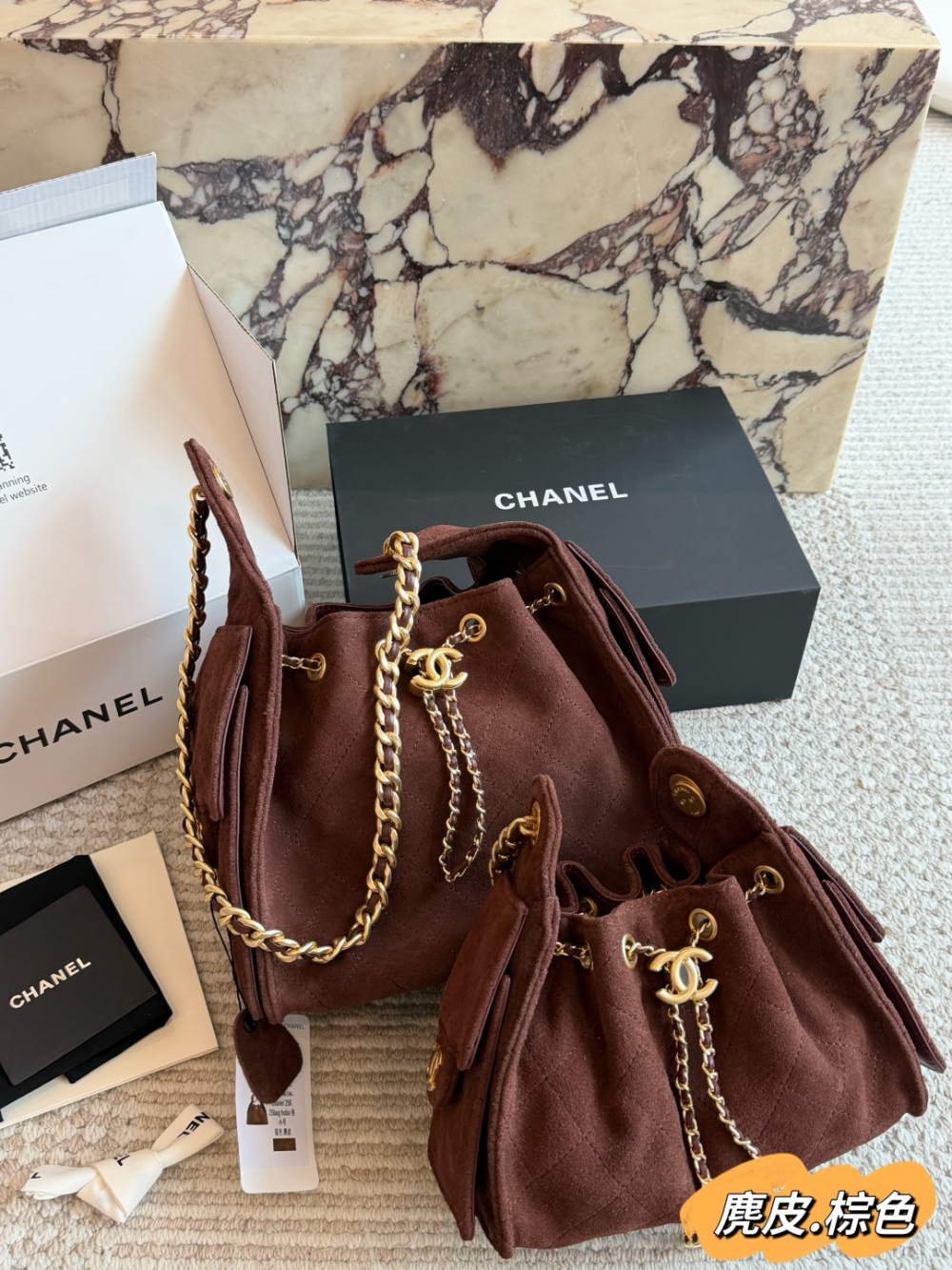 CEM327 New arrive fashion brown color bag for woman beautiful gift to choose gift size to choose 2 size