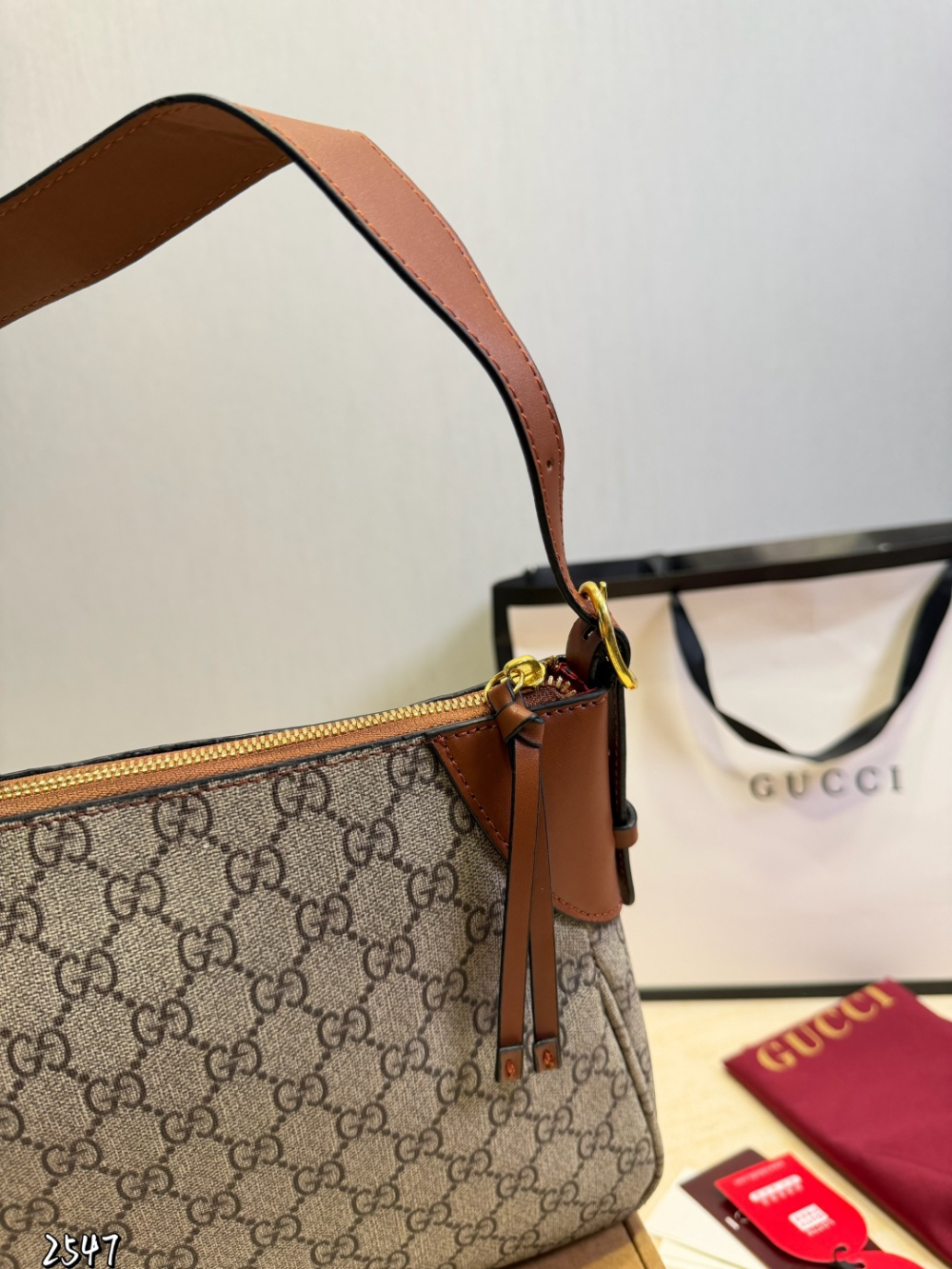 GEM241 New arrive fashion brown color bag for woman beautiful gift to choose