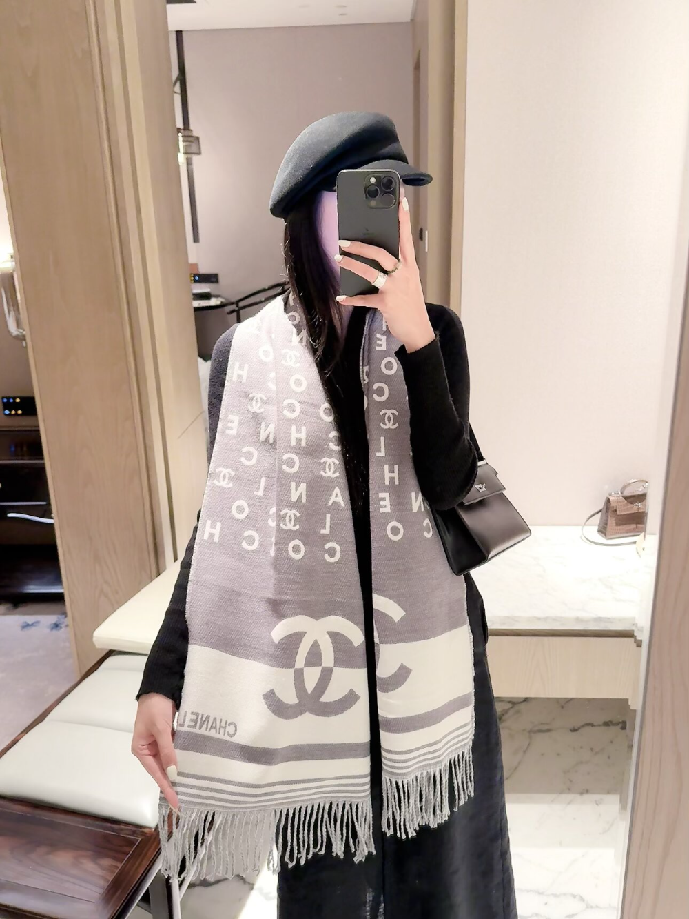 CEM359 new arrive  Hot sale black grey brown color fashion beautiful  scarf  for woman gift  to choose