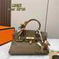 HEM120 New arrive fashion black white pink Ivory red brown Tan bag for woman hands bag beautiful gift to choose gift 32*19cm