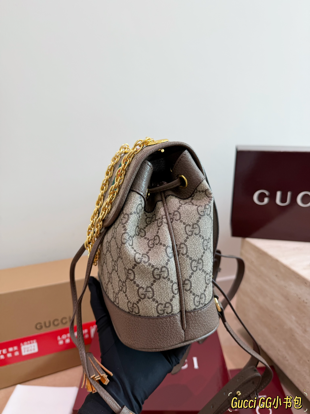 GEM223 New arrive fashion brown color bag for woman beautiful gift to choose size 20*22cm