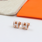 HEM143 New arrive fashion black white color earring  for woman jewelry beautiful jewelry no with box