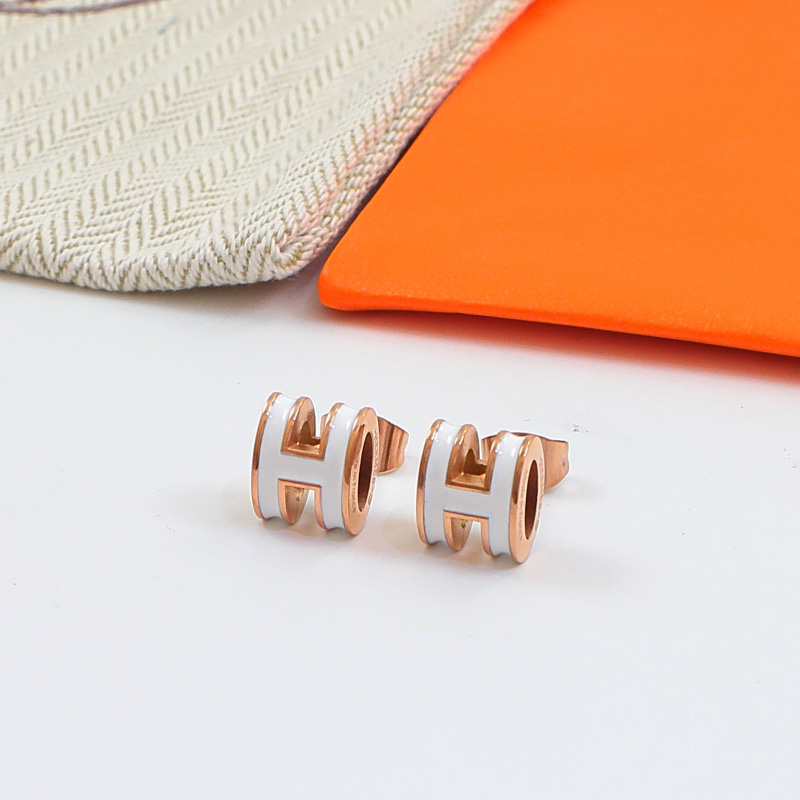 HEM143 New arrive fashion black white color earring  for woman jewelry beautiful jewelry no with box