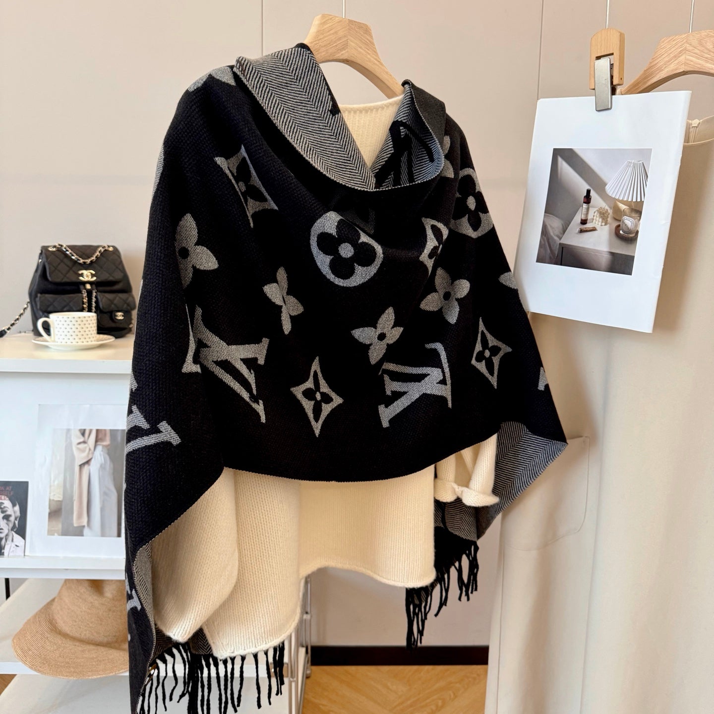 LEM284 Cashmere knitted scarf Women Man Designer Scarf fashion brand Cashmere Scarves For Winter Womens and mens Long Wraps Size 65*180cm gift