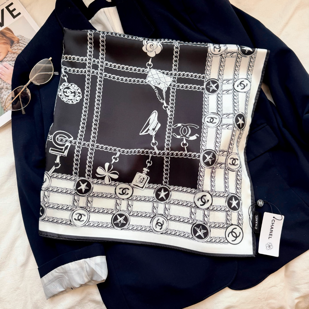 CEM271 new arrive Hot sale black color fashion beautiful scarf for woman gift to choose size  90*90cm