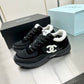 CEM229 New arrive fashion black and white shose for woman men beautiful gift to choose gift