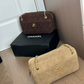 CEM491 New arrive fashion brown khaki bag for woman hands bag beautiful gift to choose gift  25*7*15cm