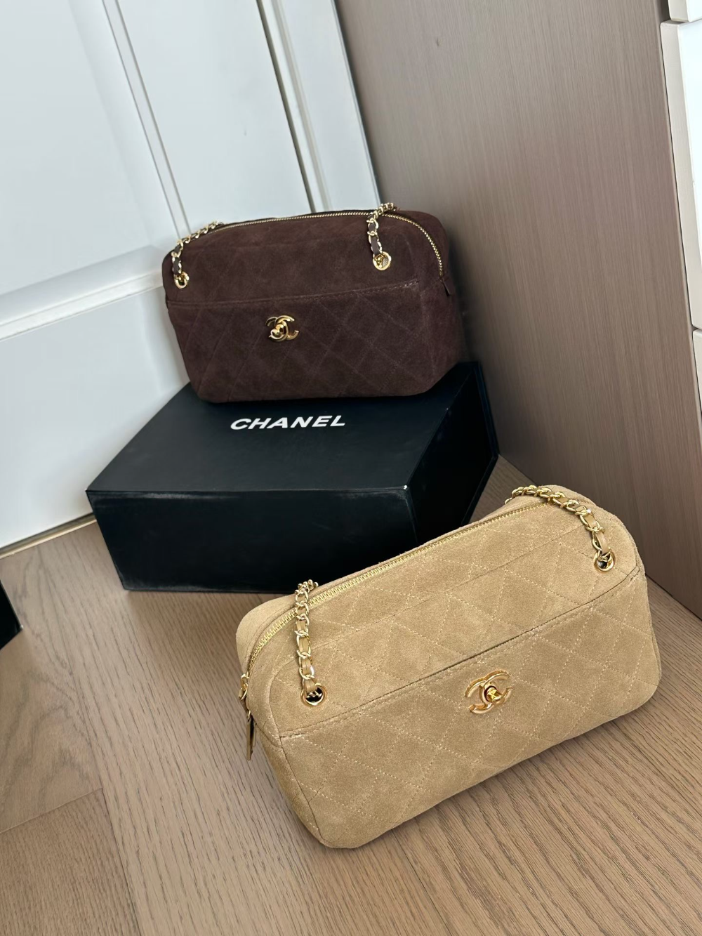 CEM491 New arrive fashion brown khaki bag for woman hands bag beautiful gift to choose gift  25*7*15cm